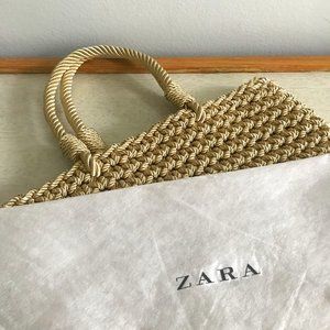 Unused - Zara Knotted Basket Bag